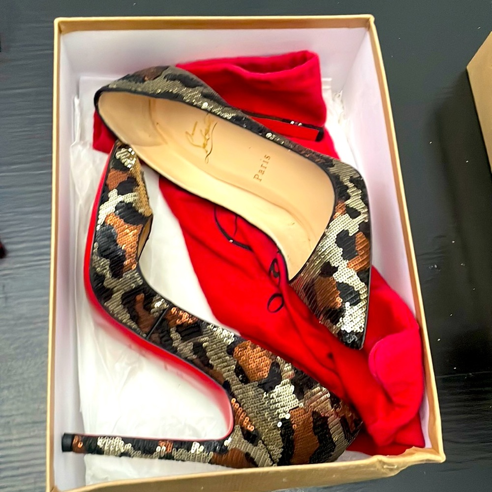 Christian Louboutin pigalle 120 paillettes